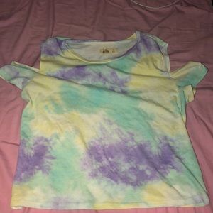tie die hollister shirt